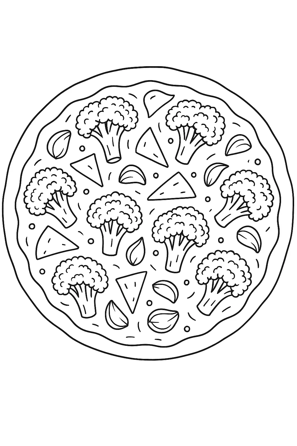 Pizza Coloring Pages – 020
