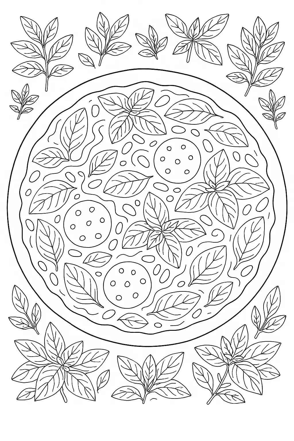 Pizza Coloring Pages – 021