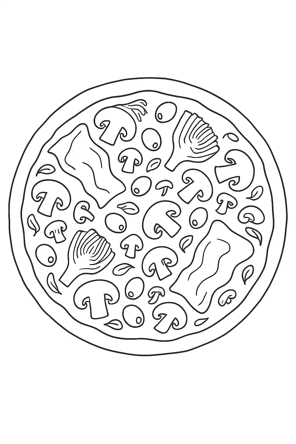 Pizza Coloring Pages – 024