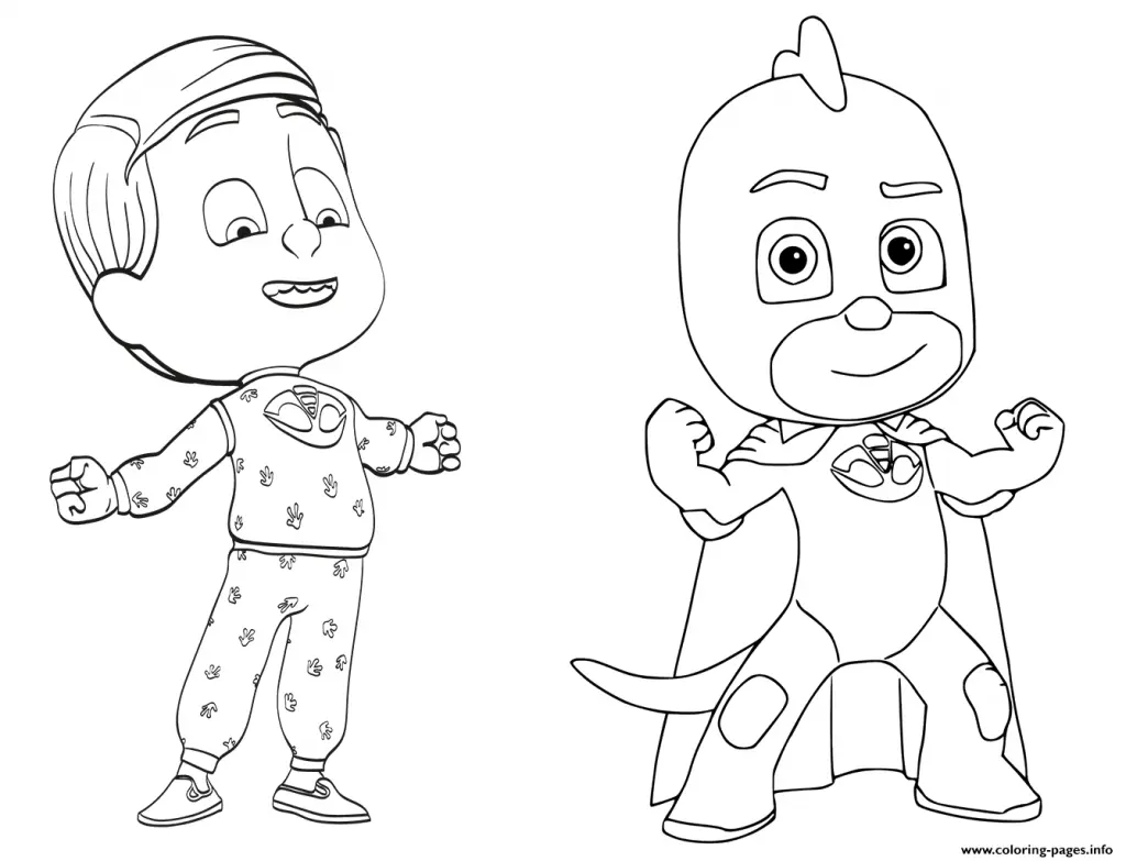 Pj Masks Coloring Pages – 002