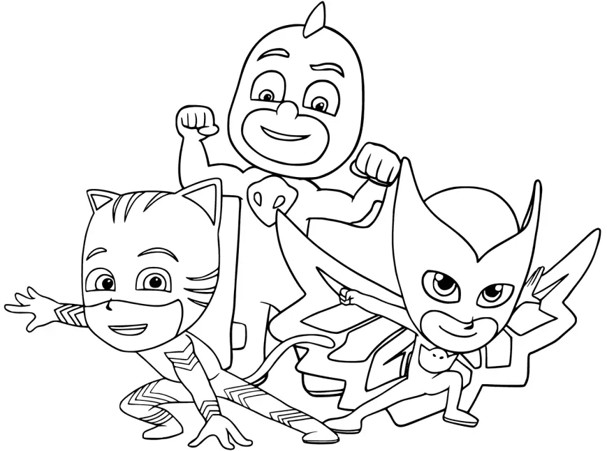 Pj Masks Coloring Pages – 007