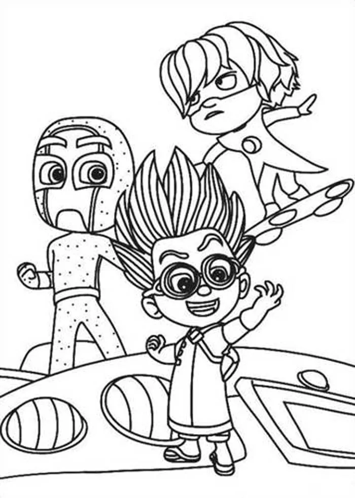 Pj Masks Coloring Pages – 008