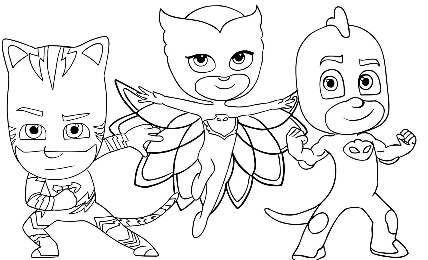 Pj Masks Coloring Pages – 009