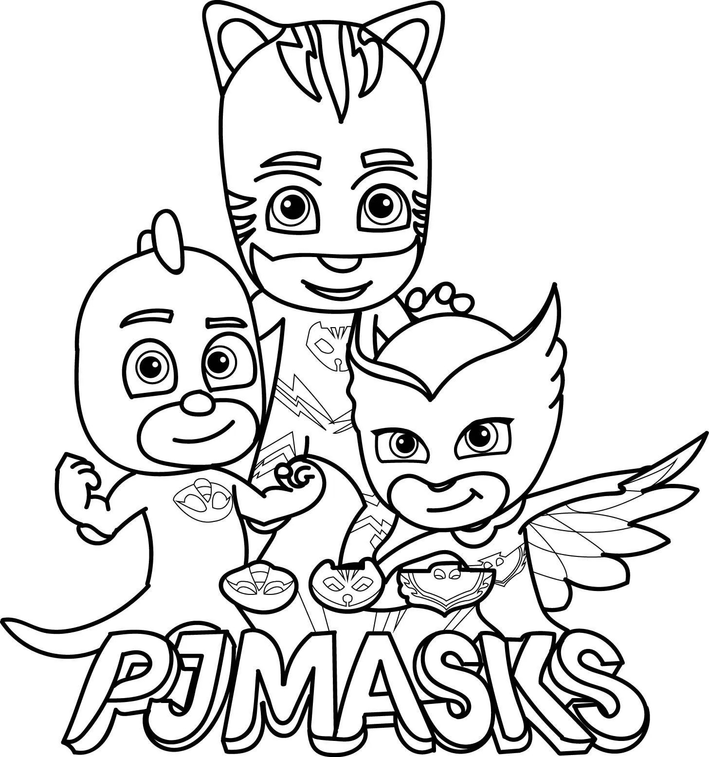 Pj Masks Coloring Pages – 010