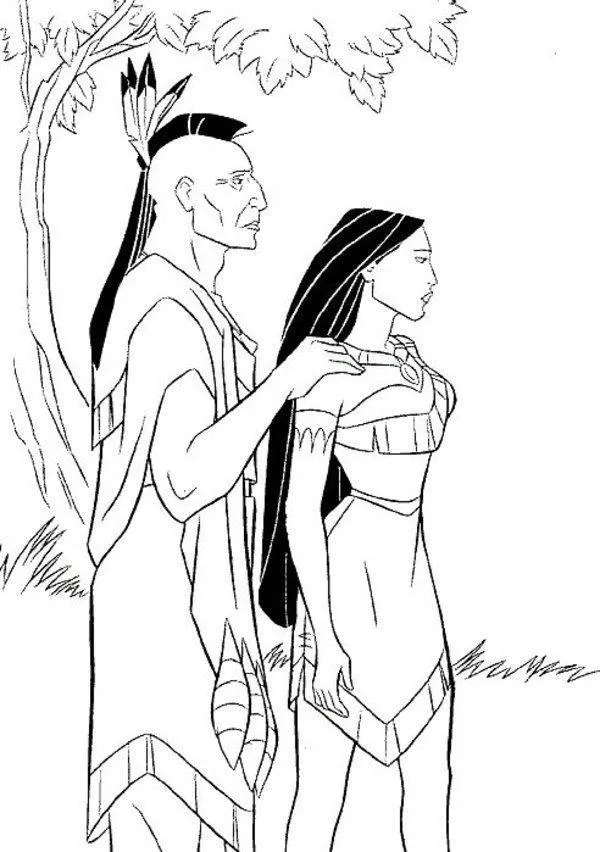 Pocahontas Coloring Pages – 004