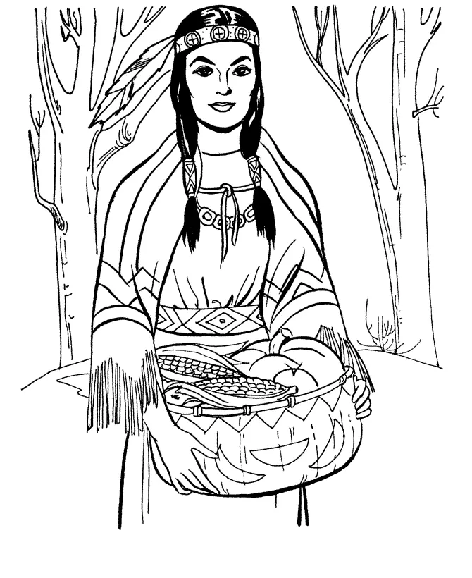 Pocahontas Coloring Pages – 005