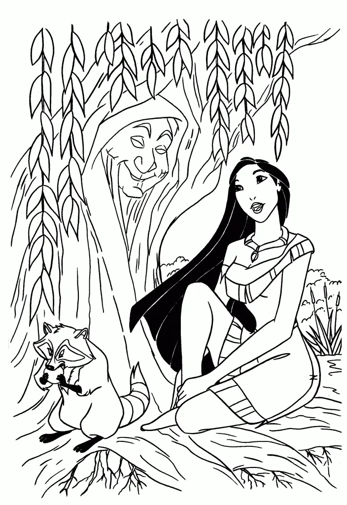 Pocahontas Coloring Pages – 013
