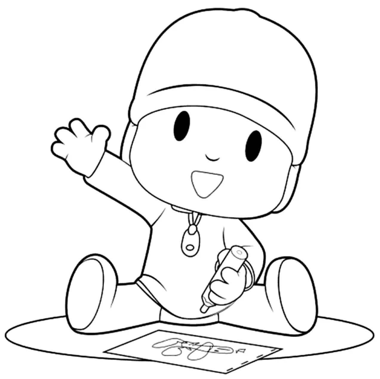 Pocoyo Coloring Pages – 002