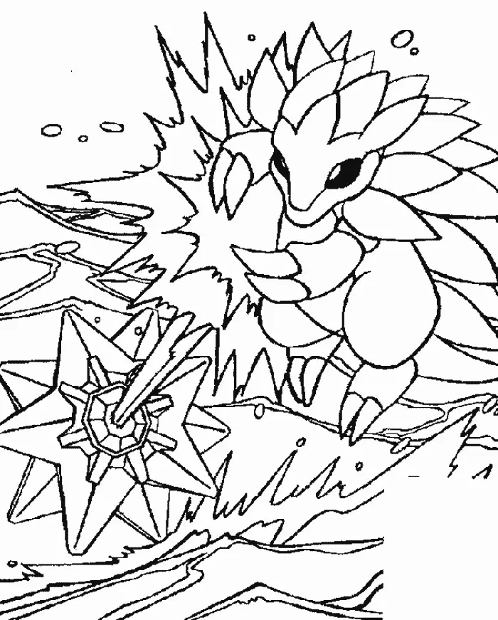 Pokemon Coloring Pages – 027