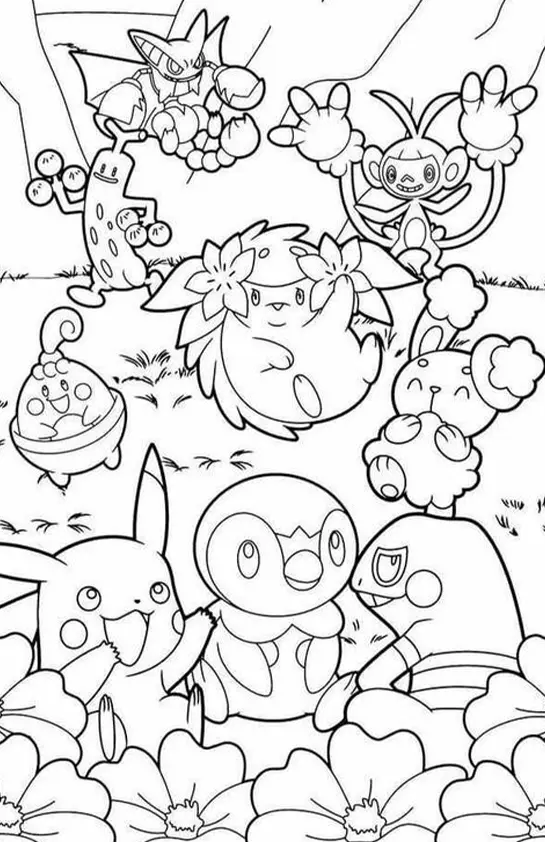 Pokemon Coloring Pages – 052