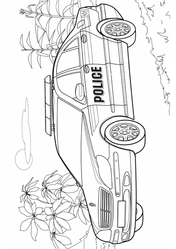 Police Coloring Pages – 011