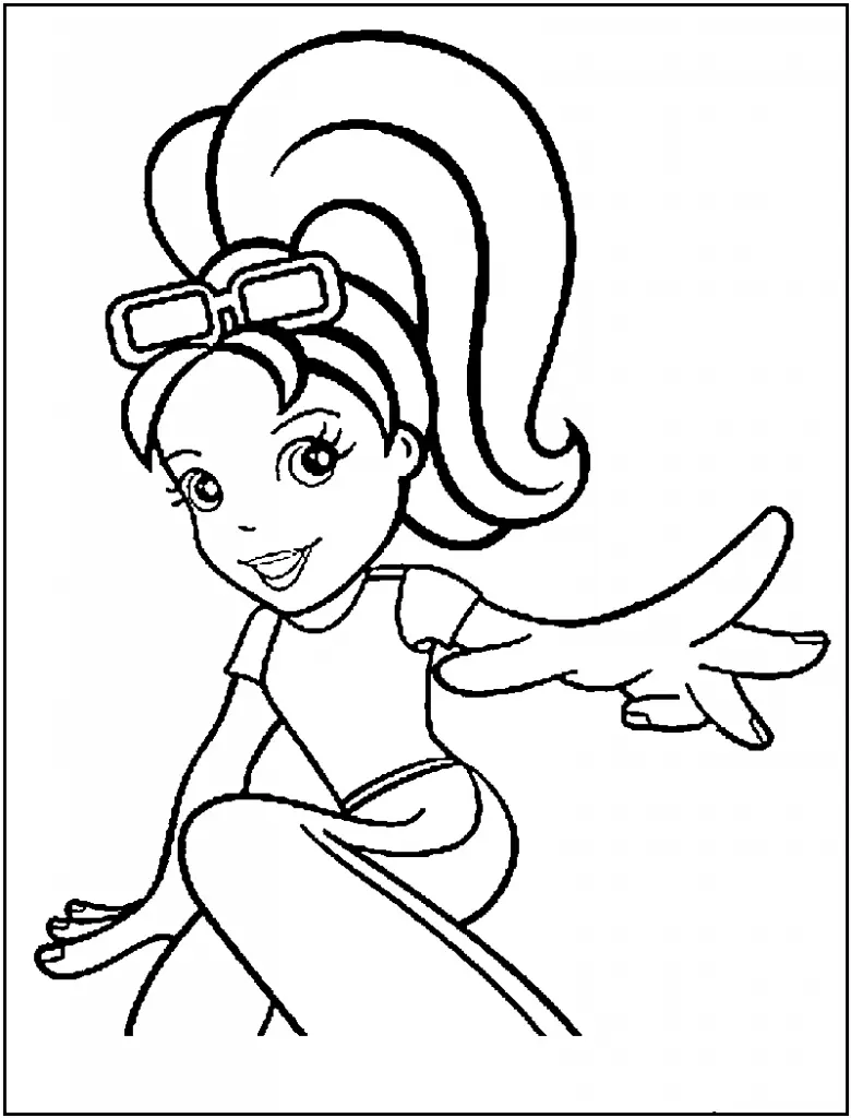 Polly Pocket Coloring Pages – 005