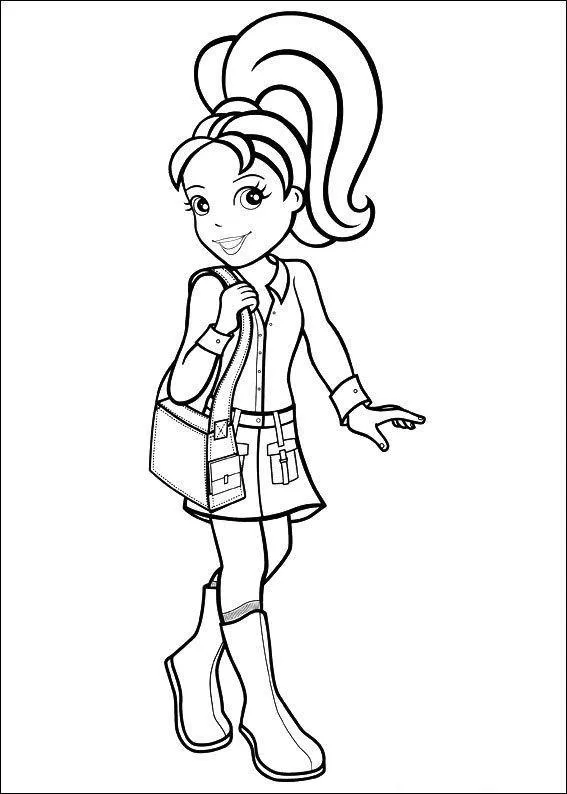 Polly Pocket Coloring Pages – 008