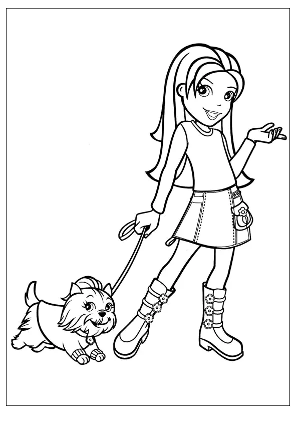 Polly Pocket Coloring Pages – 009