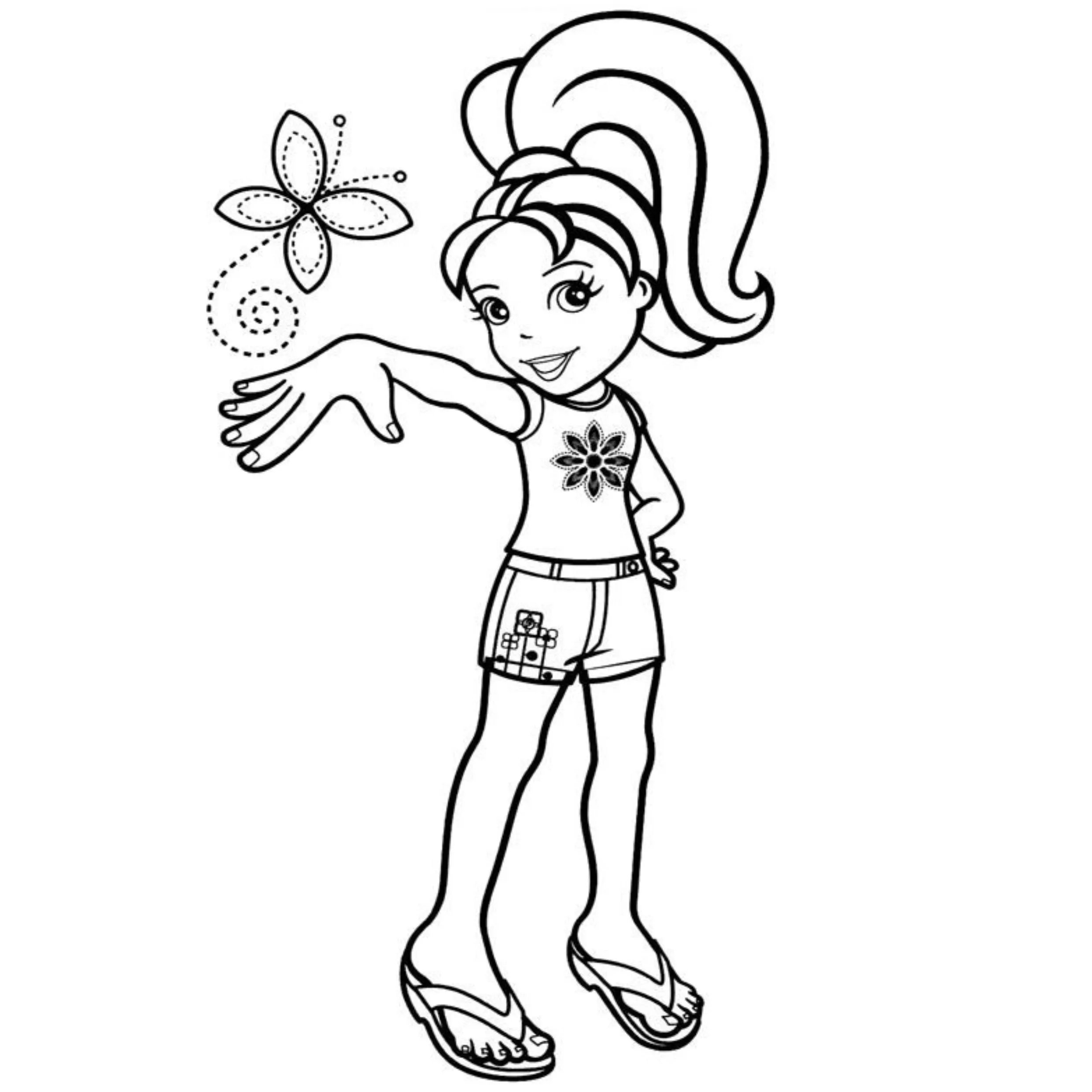 Polly Pocket Coloring Pages – 016