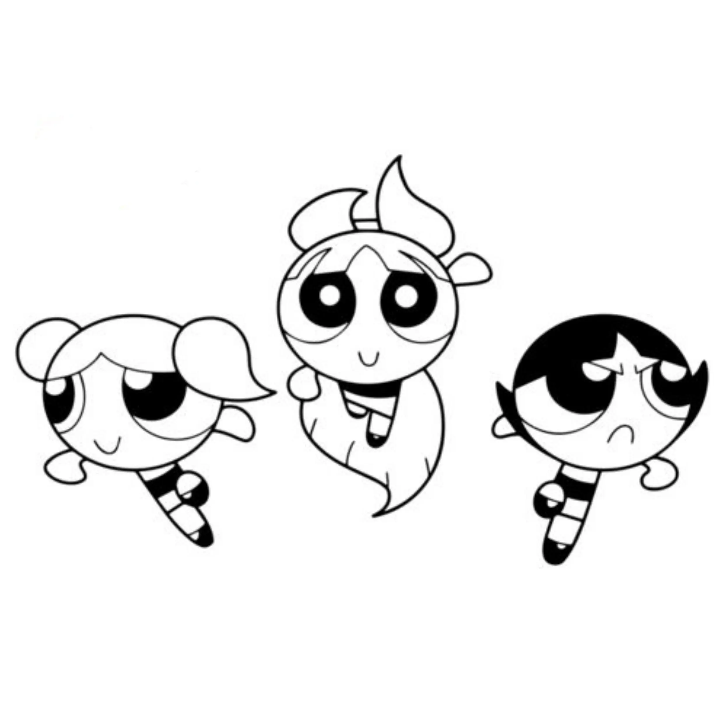 Powerpuff Girls Coloring Pages – 017