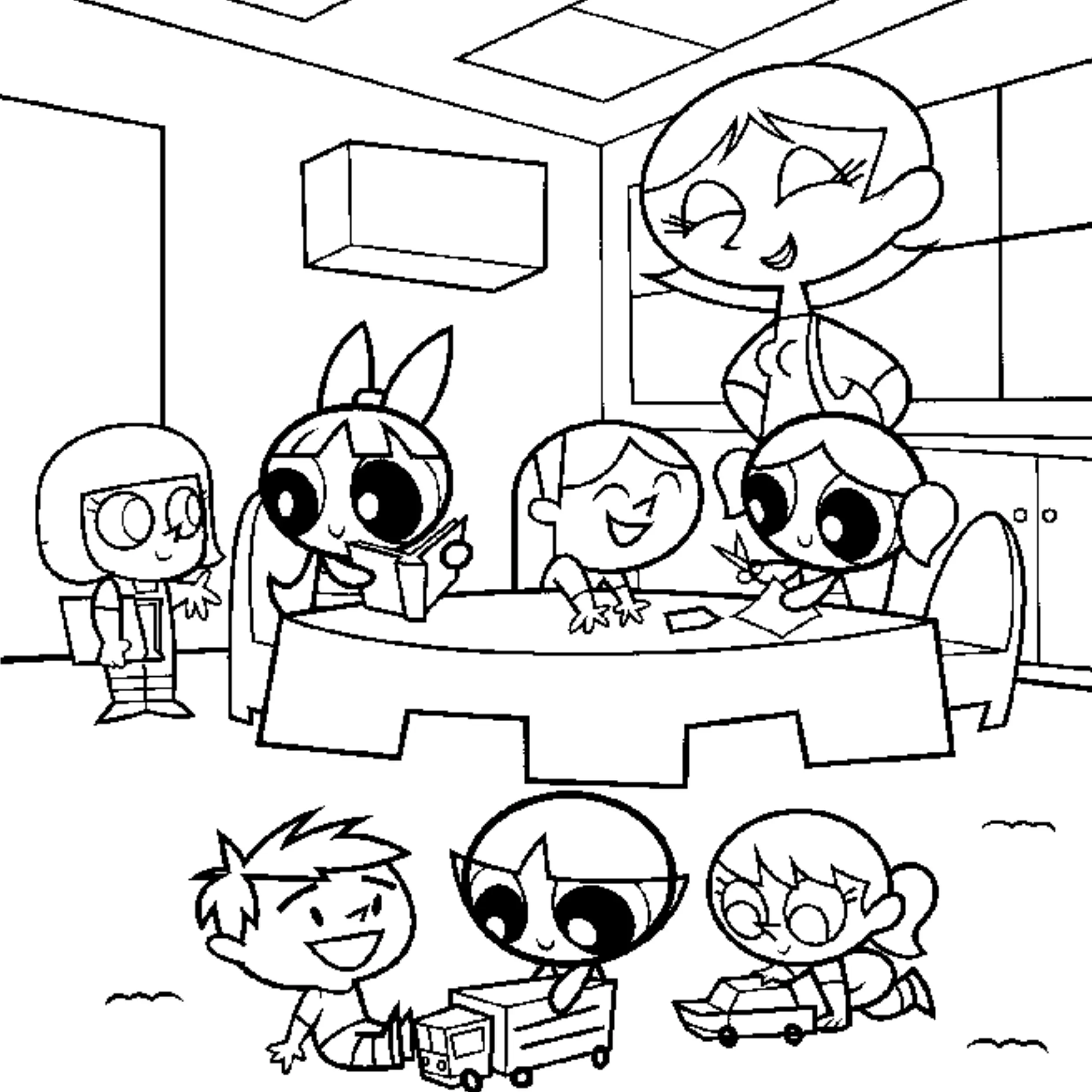 Powerpuff Girls Coloring Pages – 027