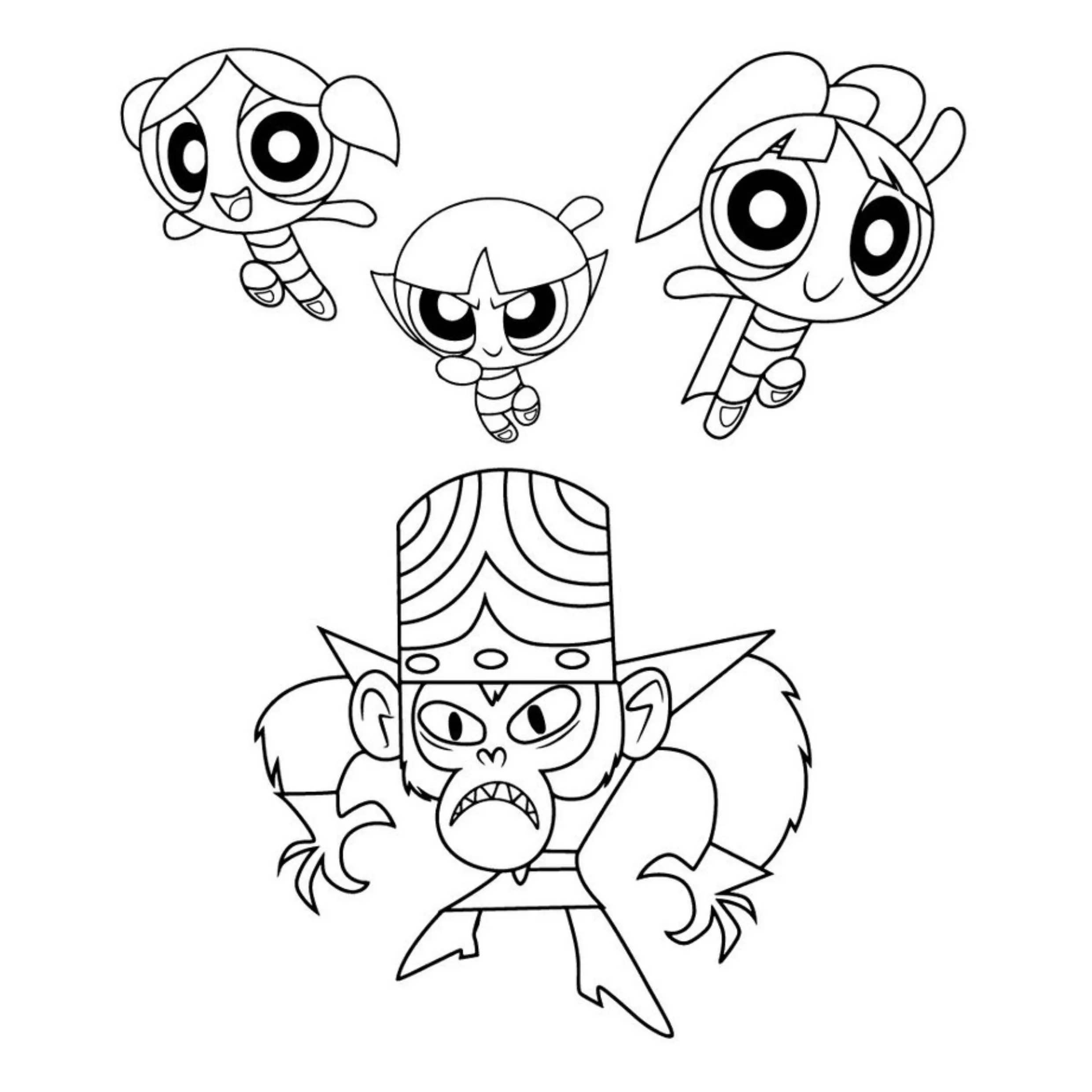 Powerpuff Girls Coloring Pages – 031