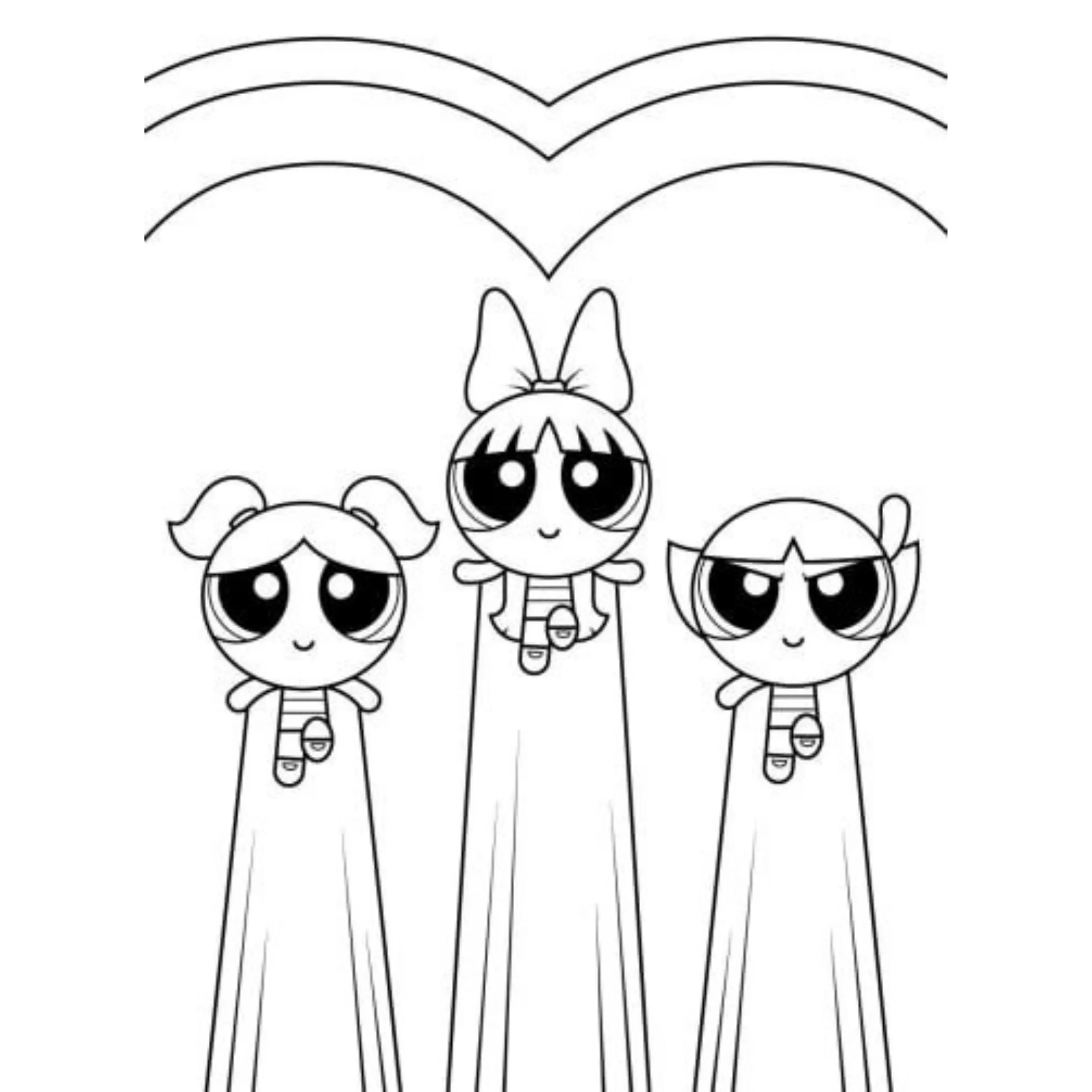 Powerpuff Girls Coloring Pages – 034