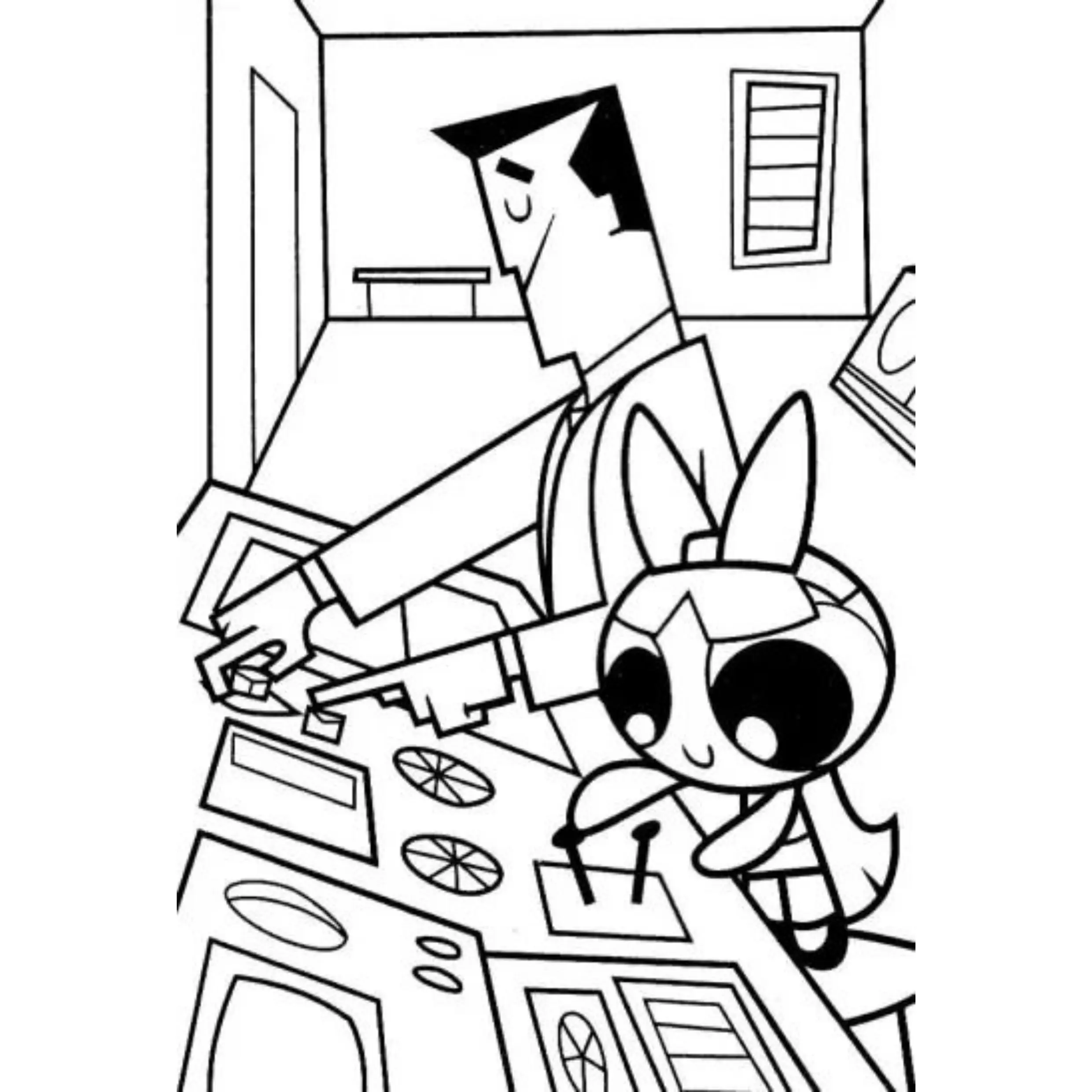 Powerpuff Girls Coloring Pages – 035