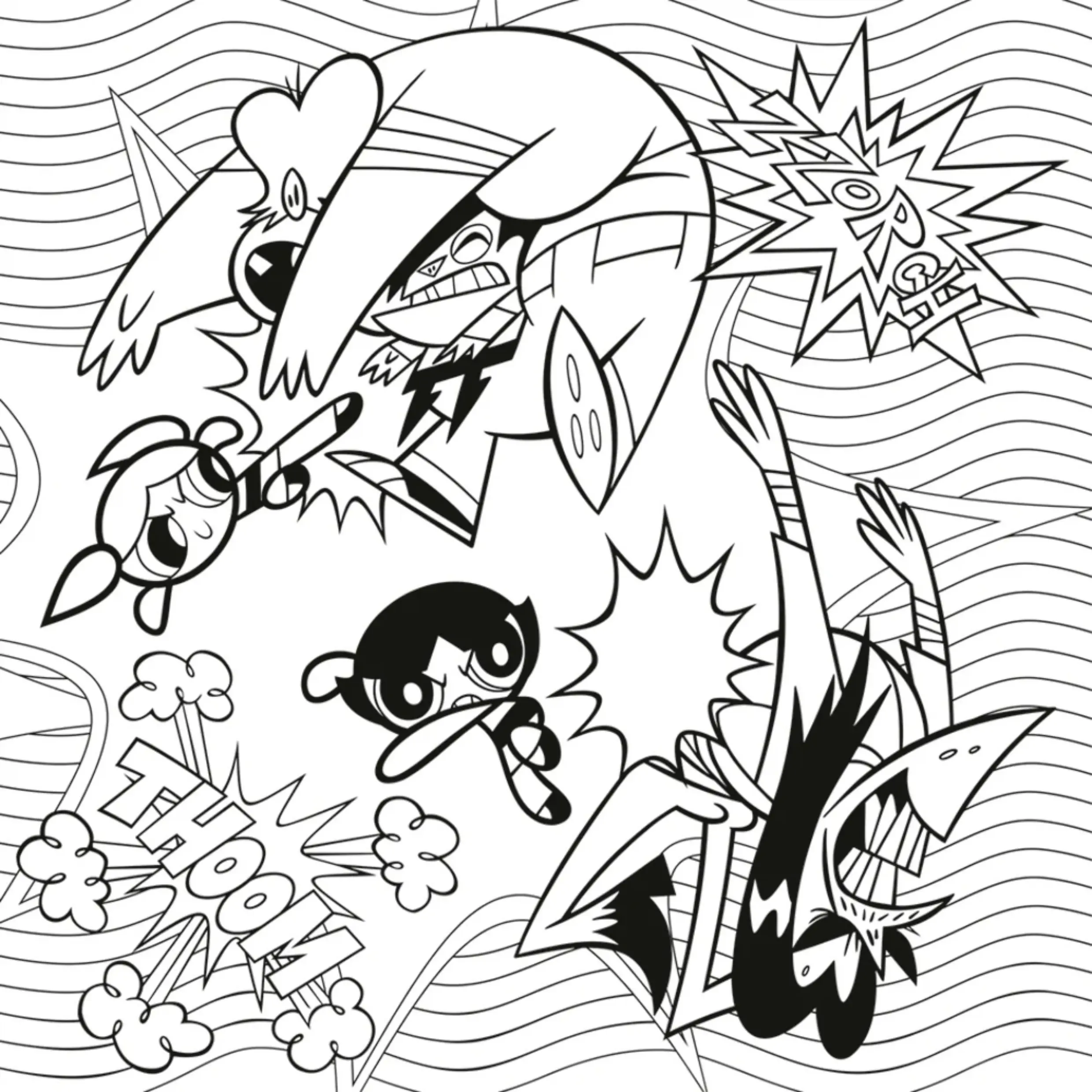 Powerpuff Girls Coloring Pages – 038