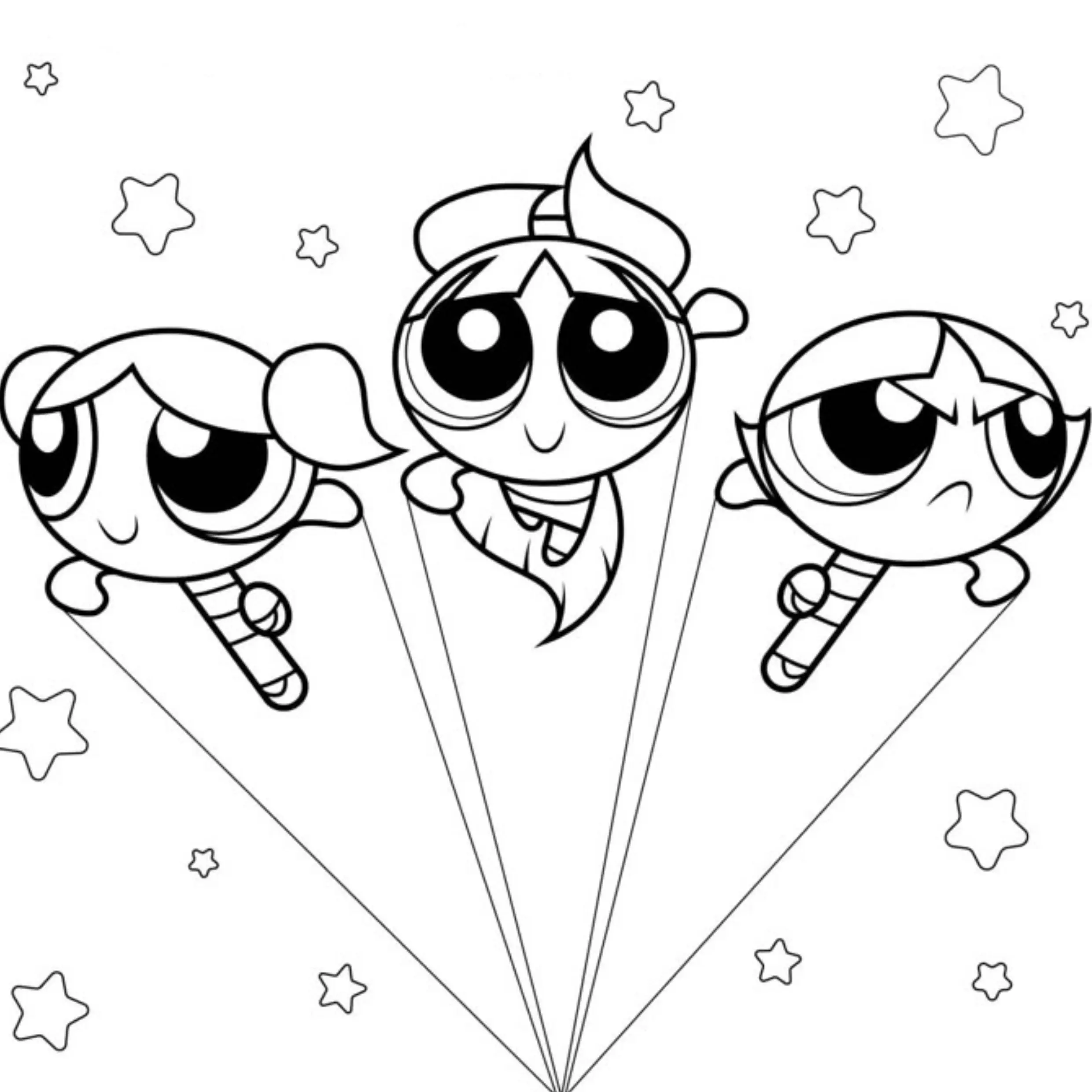 Powerpuff Girls Coloring Pages – 040