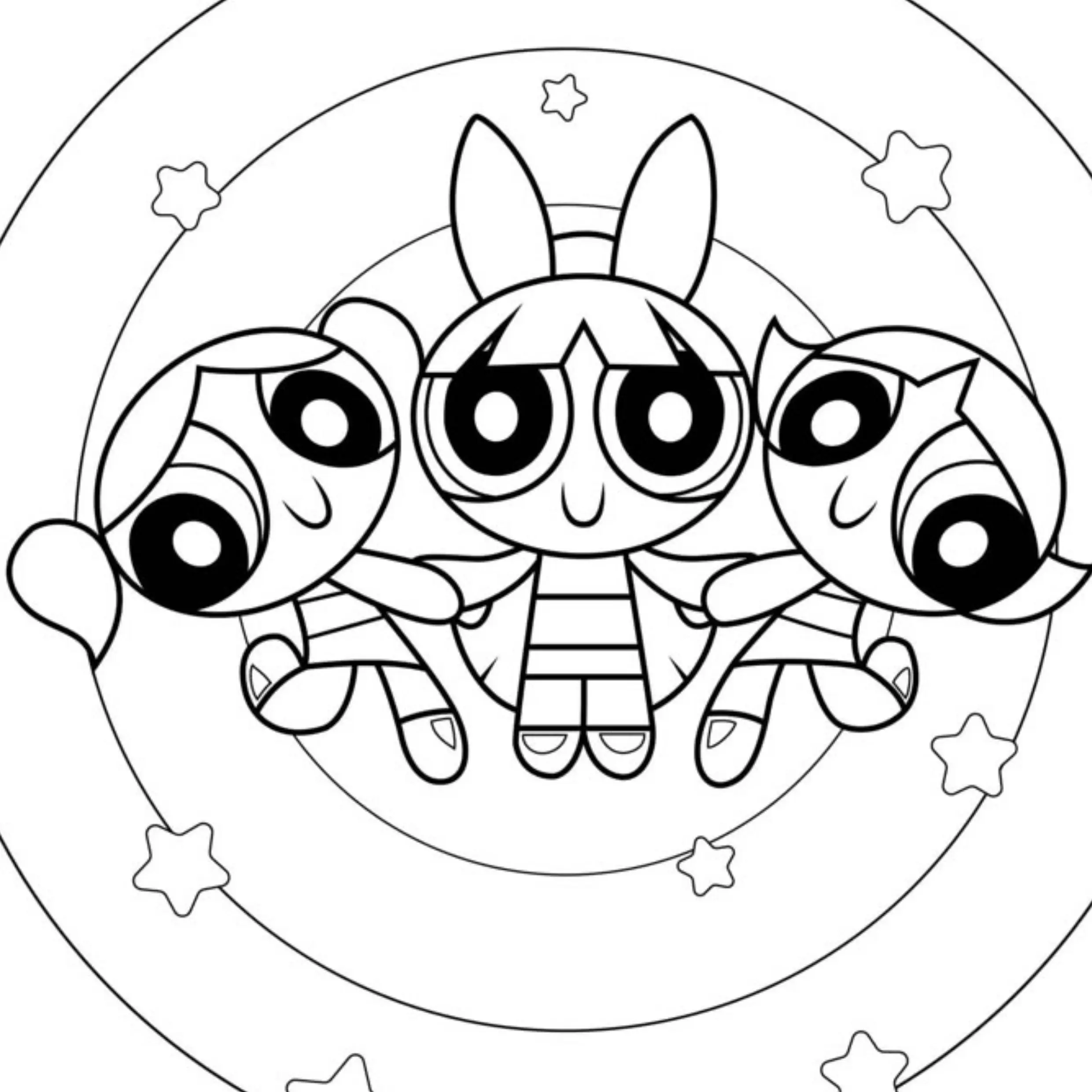 Powerpuff Girls Coloring Pages – 042