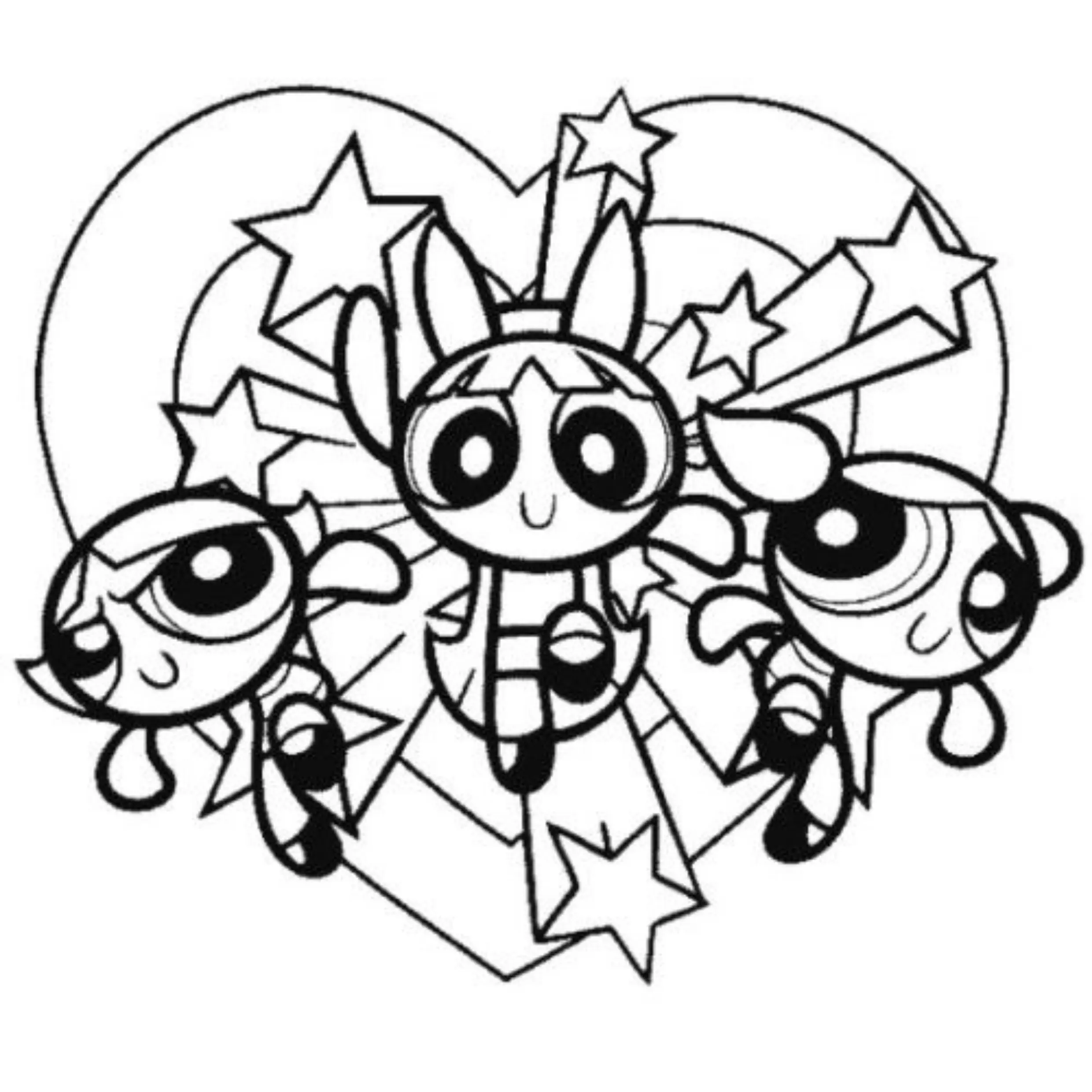 Powerpuff Girls Coloring Pages – 044