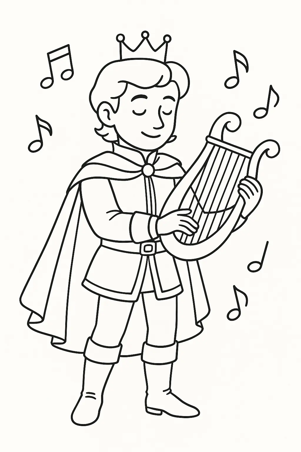 Prince Coloring Pages – 009