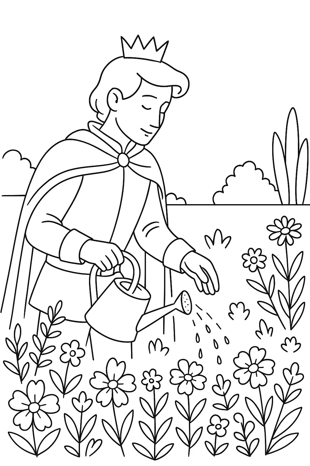Prince Coloring Pages – 010