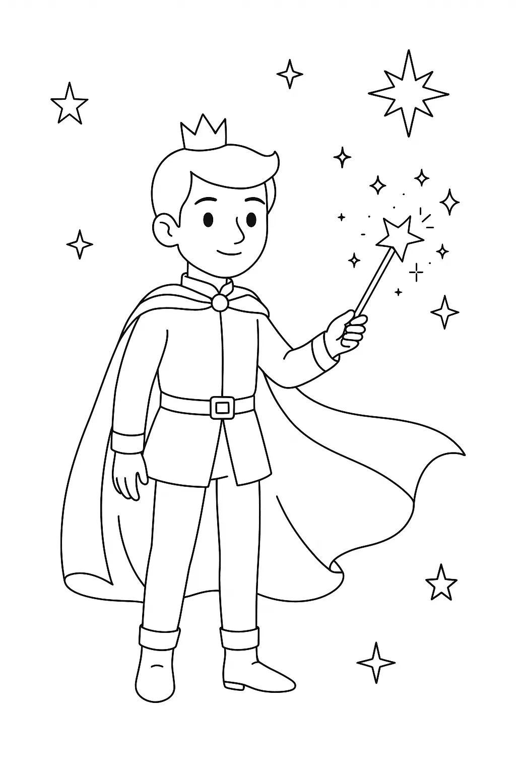 Prince Coloring Pages – 013