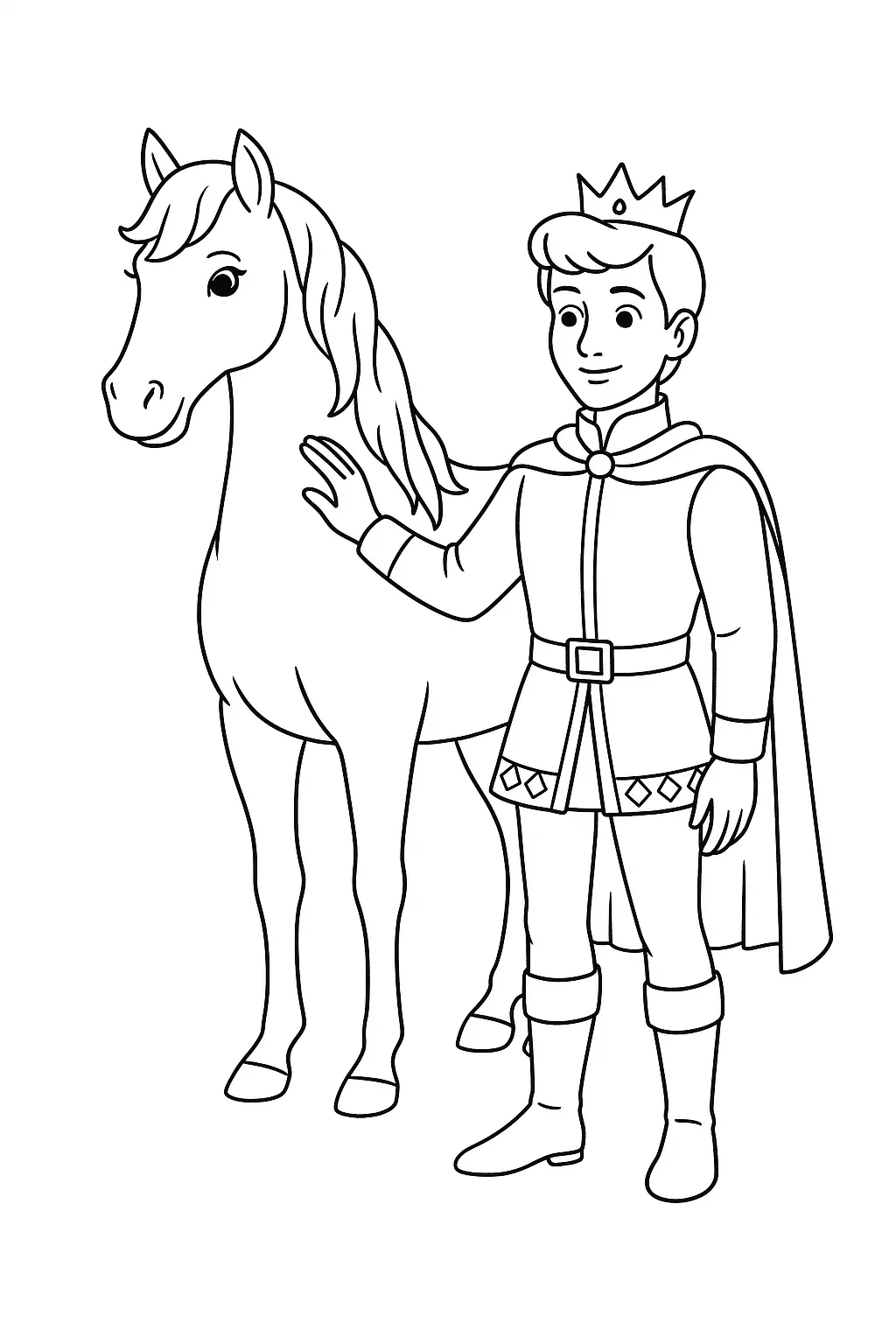 Prince Coloring Pages – 014