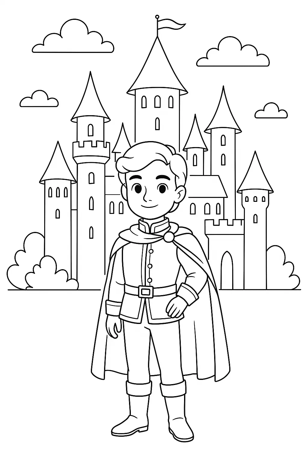Prince Coloring Pages – 017