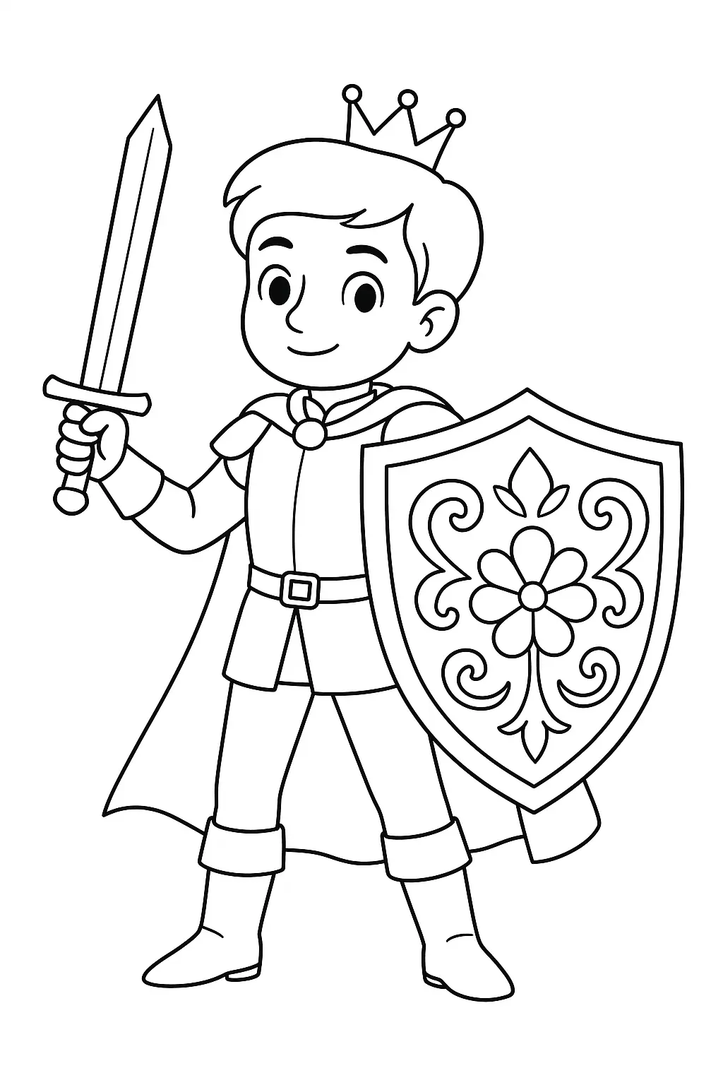 Prince Coloring Pages – 019