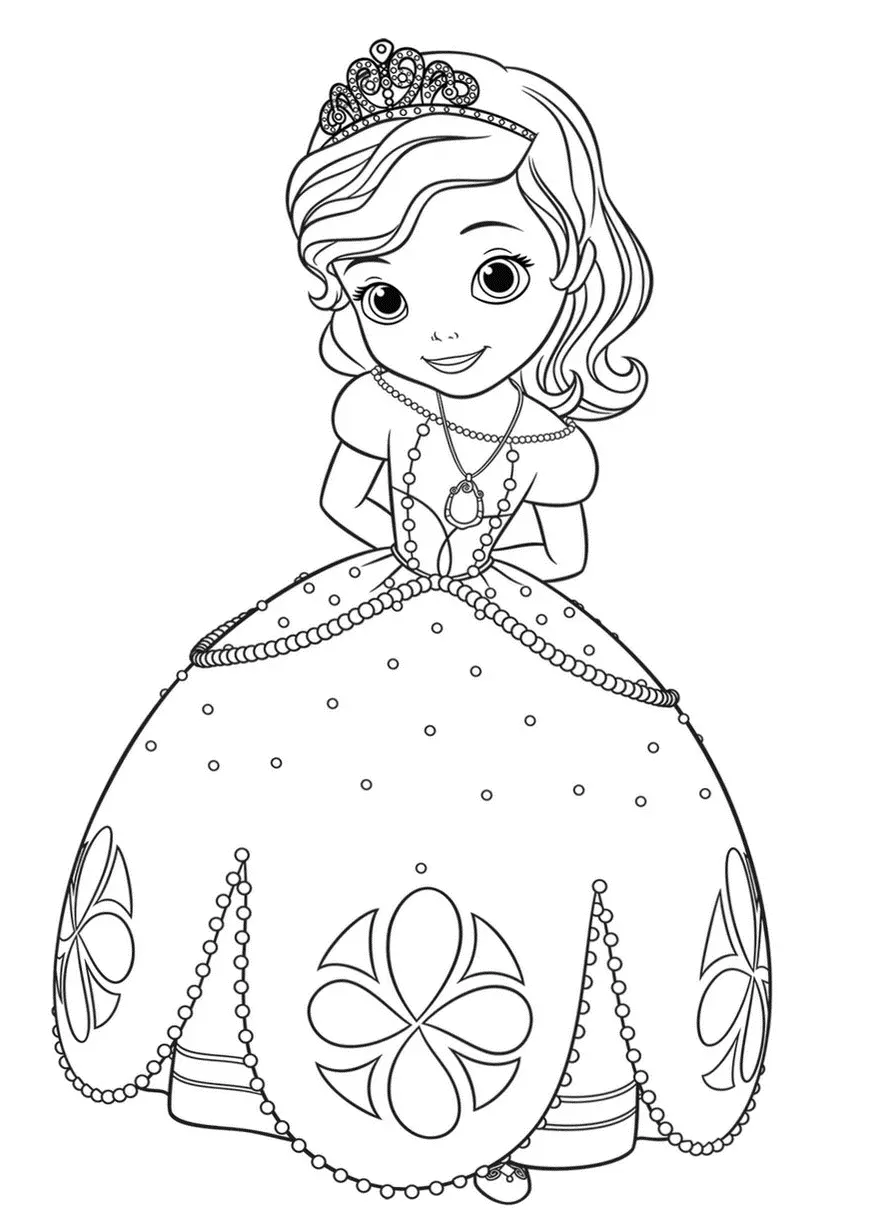 Princess Sofia Coloring Pages – 002