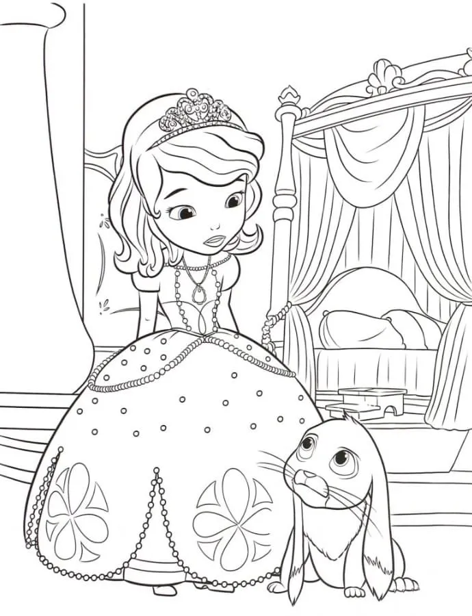 Princess Sofia Coloring Pages – 003