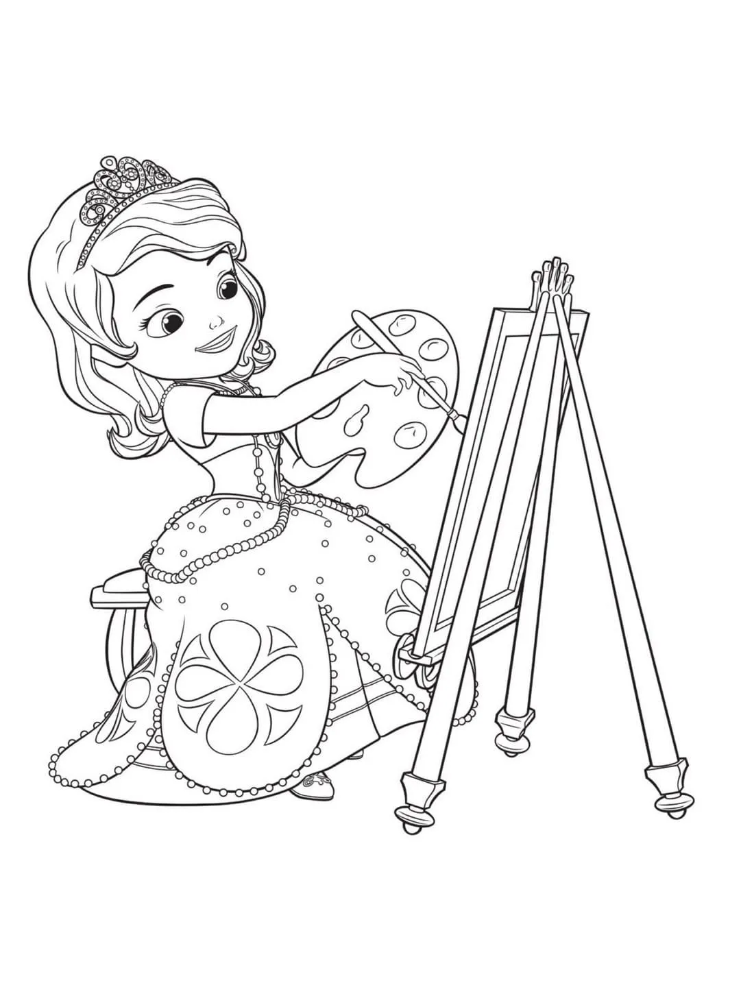 Princess Sofia Coloring Pages – 004