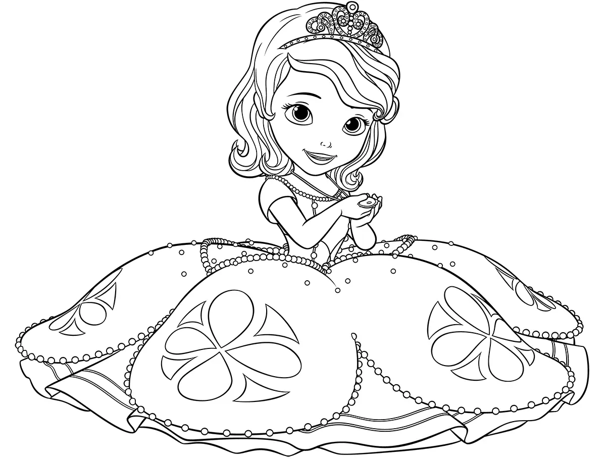 Princess Sofia Coloring Pages – 007