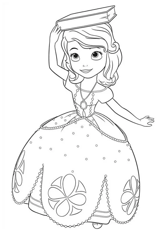 Princess Sofia Coloring Pages – 009