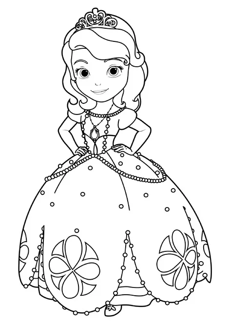 Princess Sofia Coloring Pages – 010