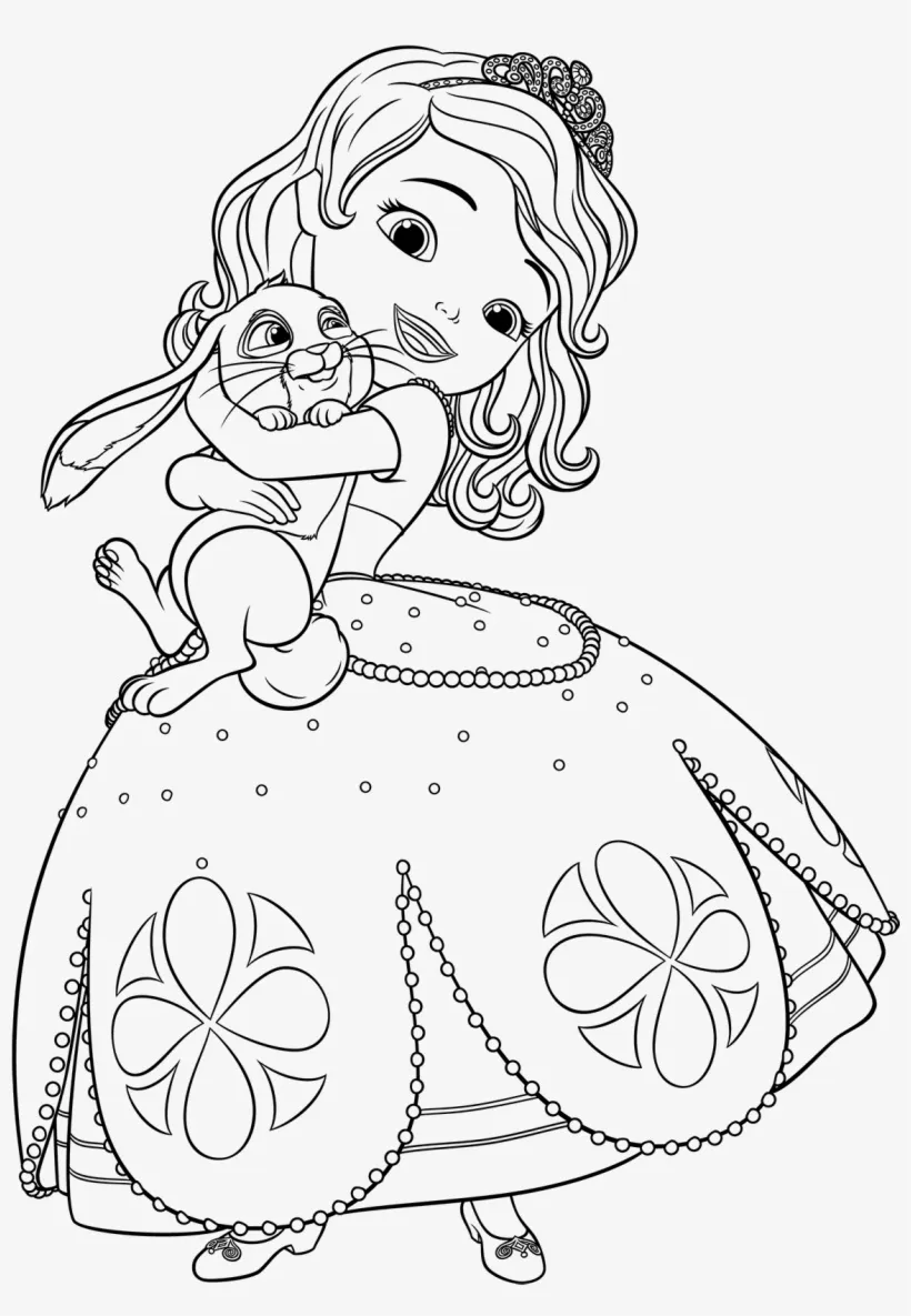 Princess Sofia Coloring Pages – 011