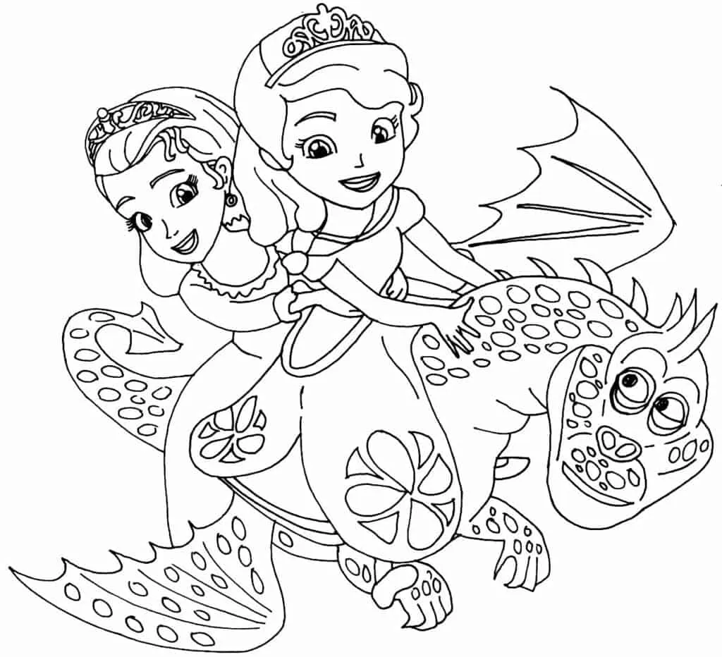 Princess Sofia Coloring Pages – 012
