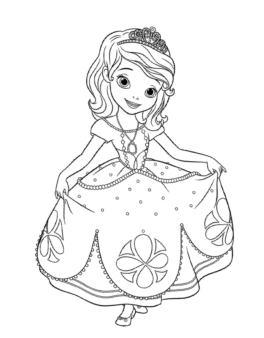 Princess Sofia Coloring Pages – 014