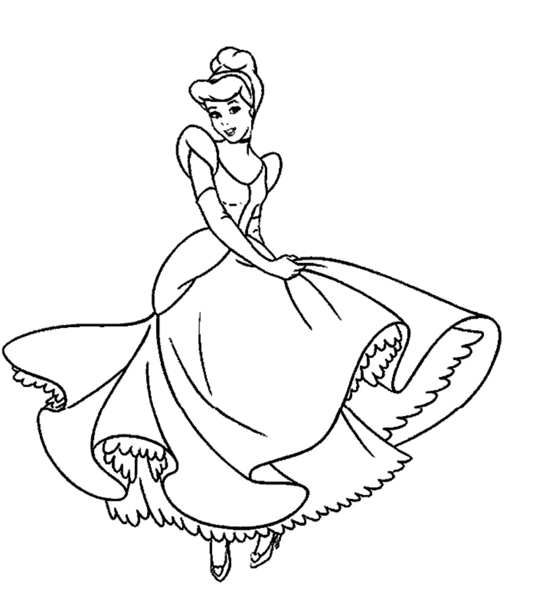 Princesses Coloring Pages – 008