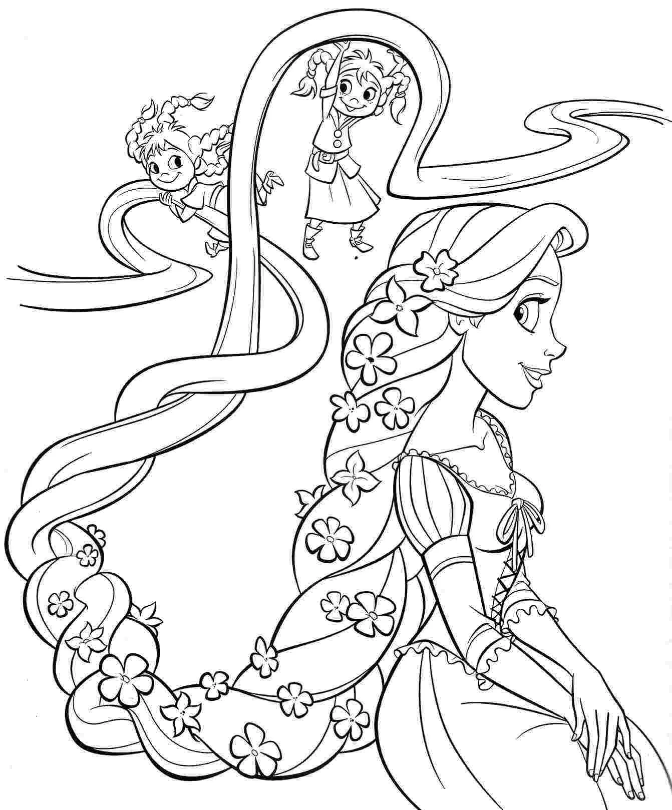 Princesses Coloring Pages – 009