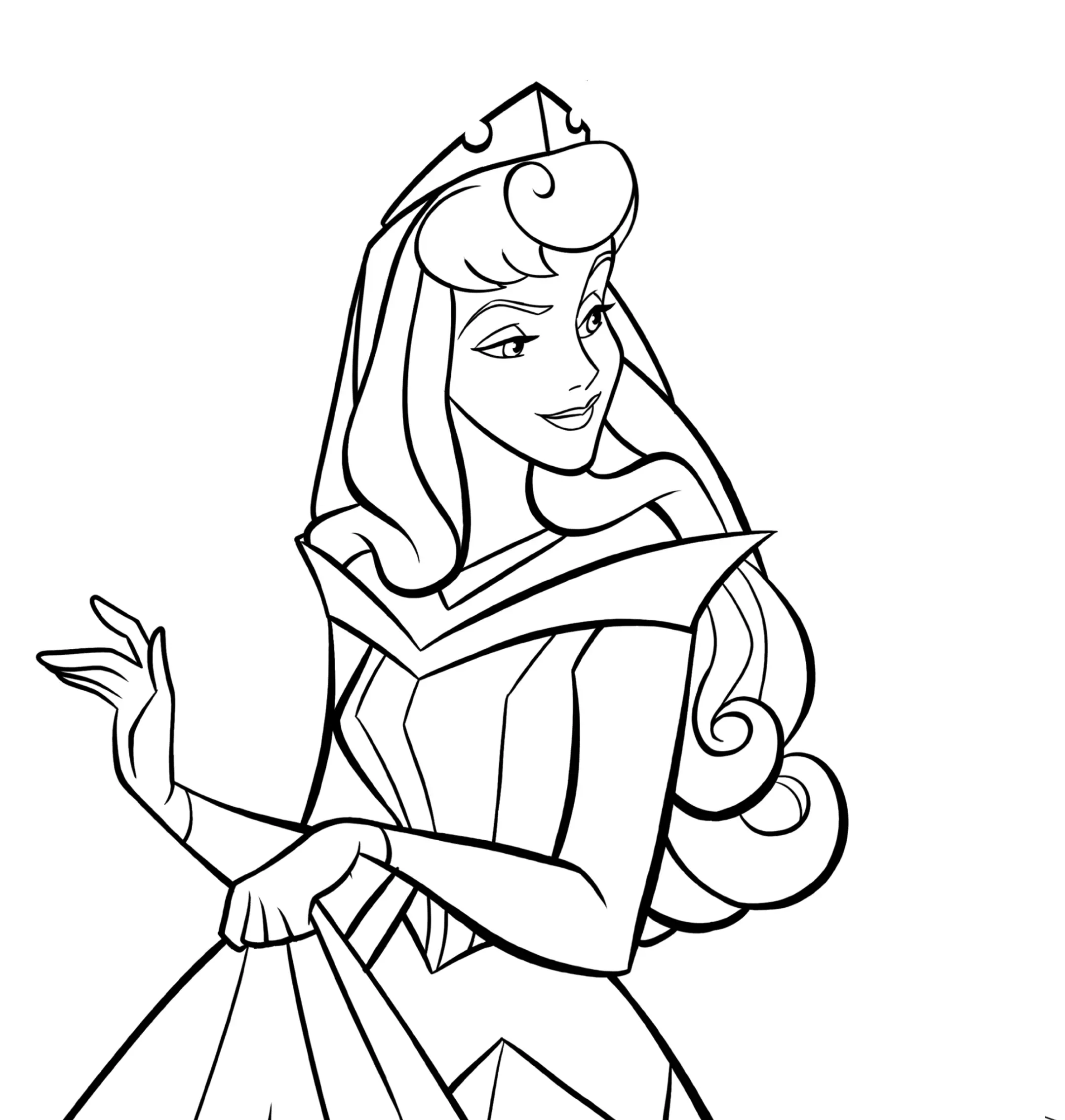 Princesses Coloring Pages – 019