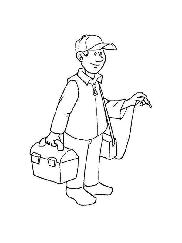 Professions Coloring Pages – 003