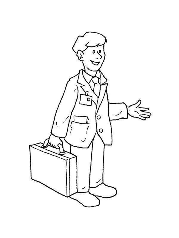 Professions Coloring Pages – 004