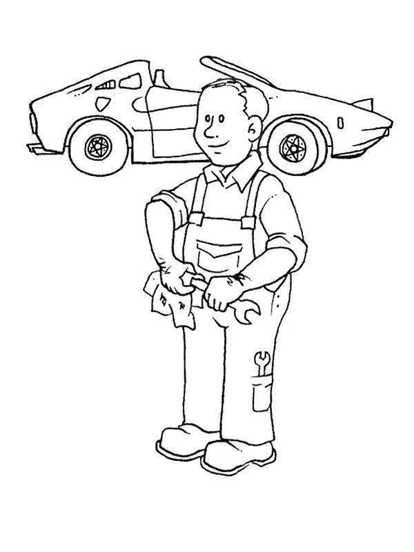 Professions Coloring Pages – 010