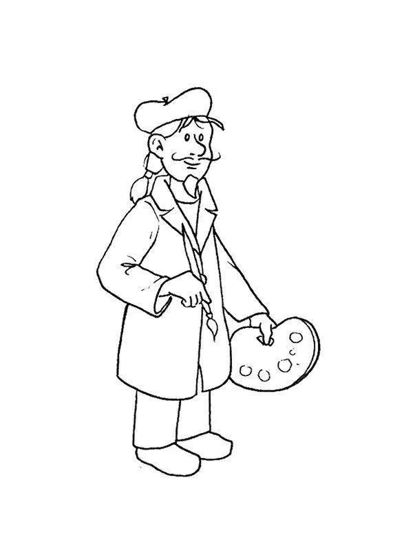 Professions Coloring Pages – 036